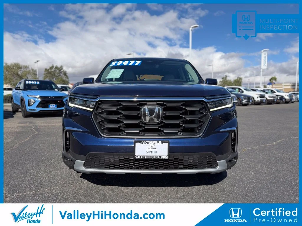 Certified Used 2025 Obsidian Blue Pearl Honda 2WD EX-L image 2