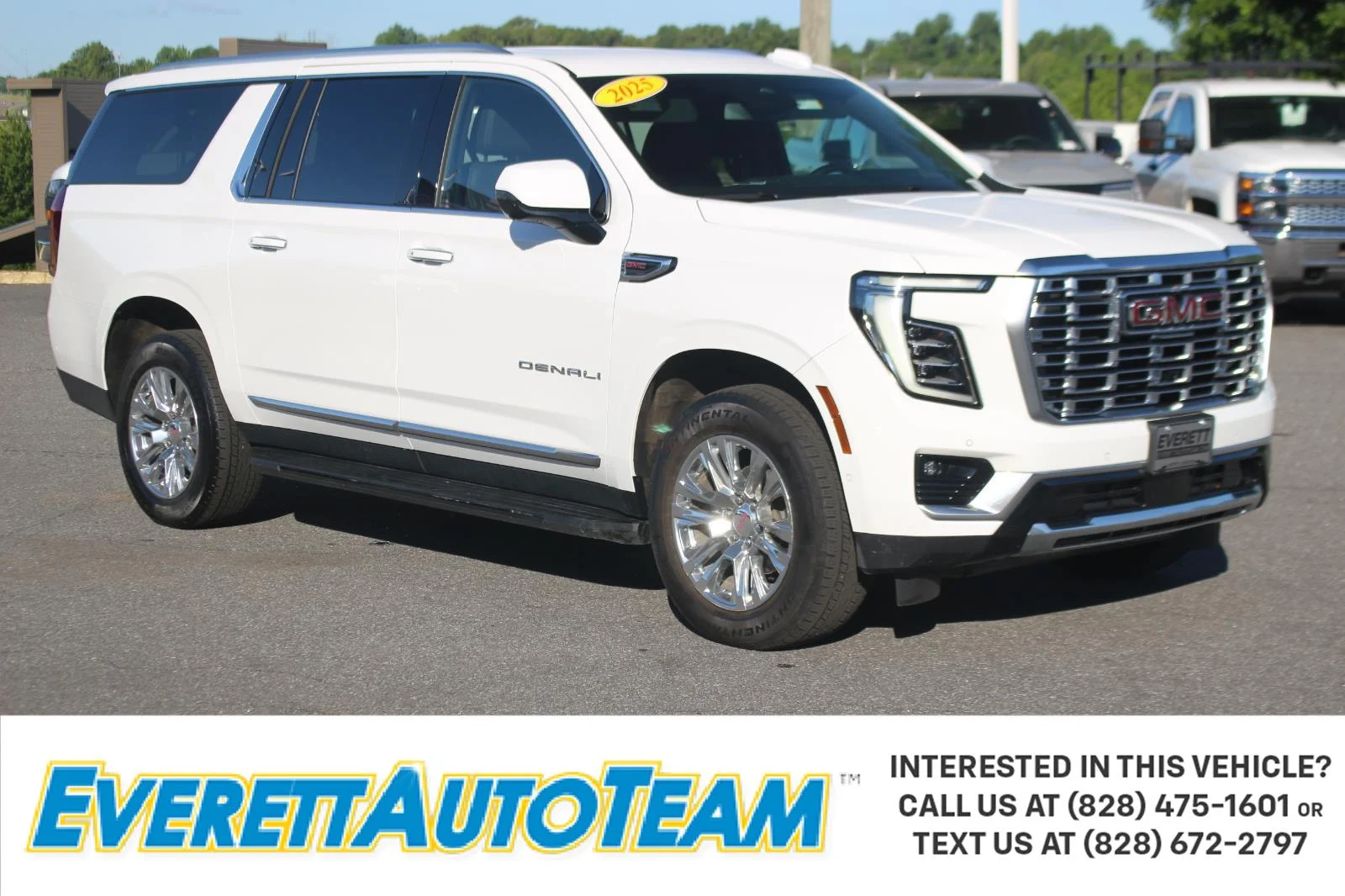 Used 2025 Summit White GMC Denali image 1