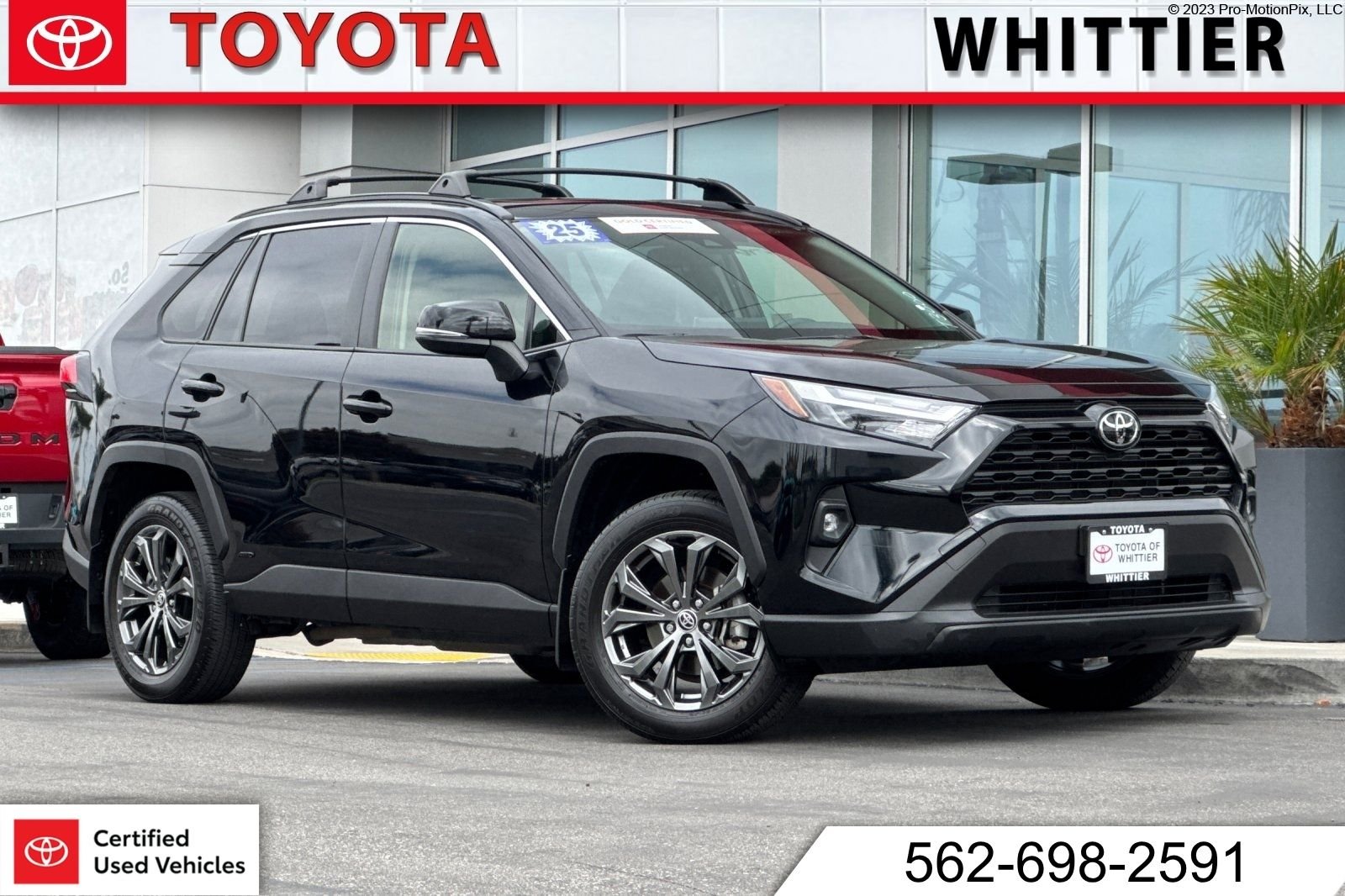 Certified Used 2025 Black Toyota XLE Premium image 1