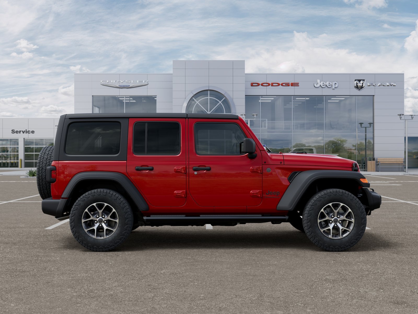 New 2025 Firecracker Red Clearcoat Jeep Sport S image 49