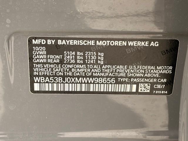 Used 2021 Gray BMW 540i image 36