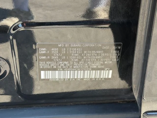 Used 2019 Black Subaru 2.5i Premium image 30
