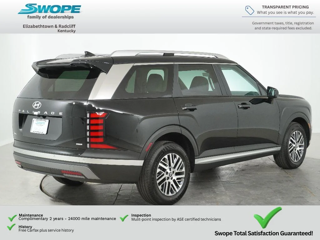 New 2026 Abyss Black Pearl Hyundai SEL 7P image 3