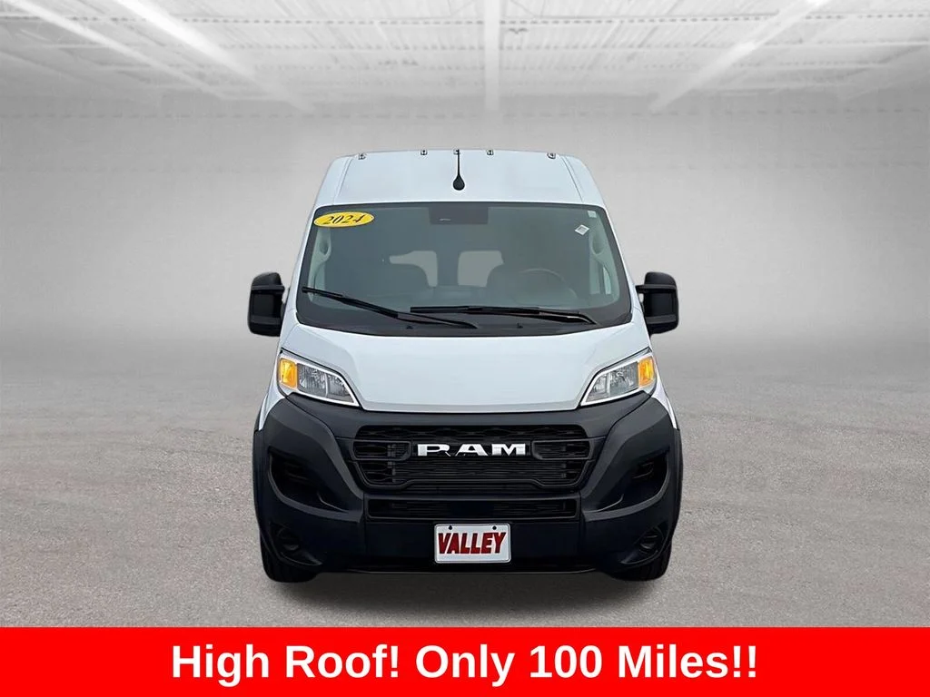 Used 2024 Bright White Clearcoat Ram High Roof image 2