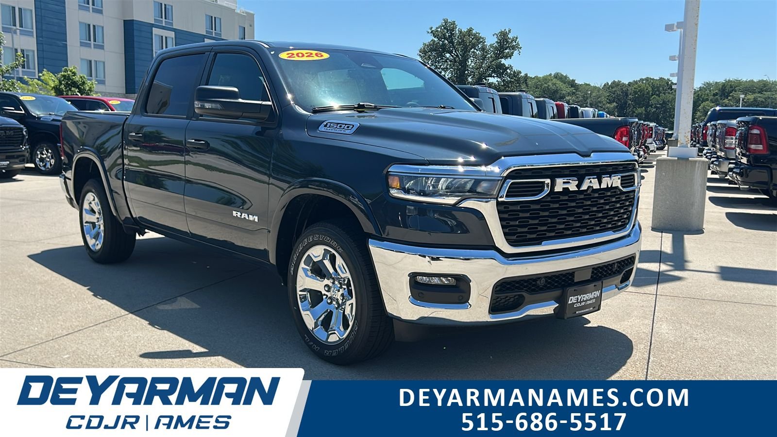 New 2026 Forged Blue Metallic Exterior Paint RAM Big Horn/Lone Star image 1