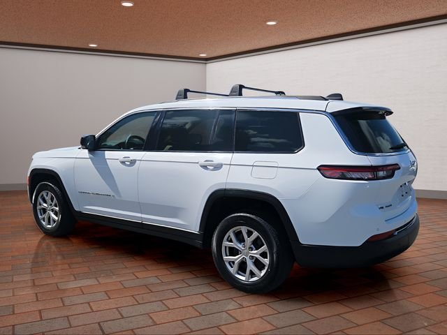 Used 2021 Bright White Clearcoat Jeep Limited image 7