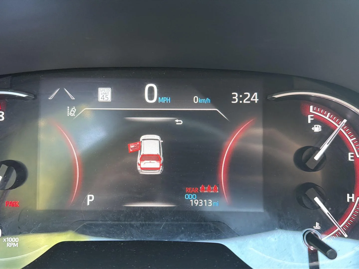 Used 2023 Ruby Flare Pearl Toyota LE image 11