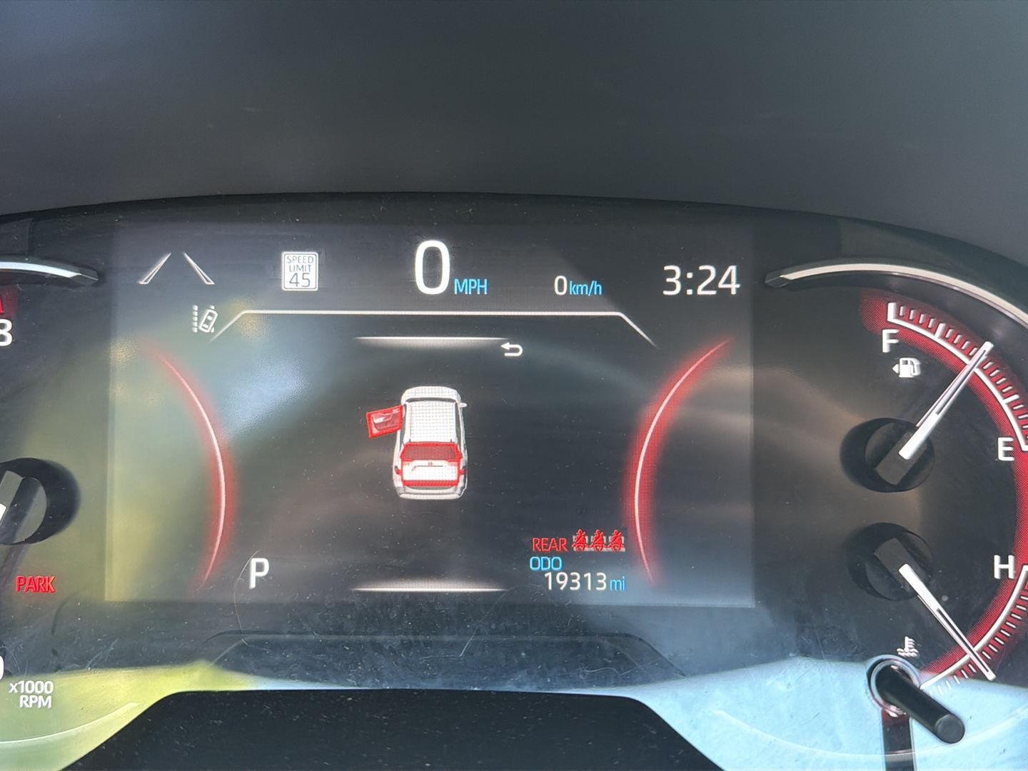 Used 2023 Ruby Flare Pearl Toyota LE image 11