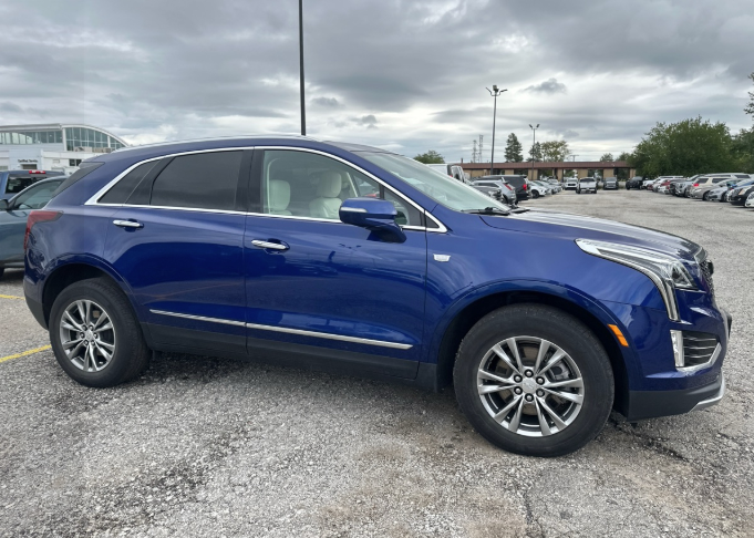 Used 2023 Blue Cadillac Premium Luxury image 4