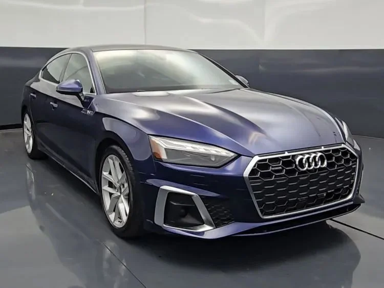 Used 2023 Blue Audi Prestige Sedan 4D image 1