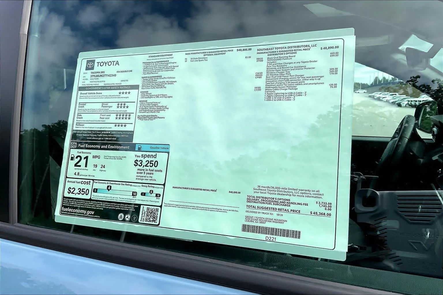 New 2026 Heritage Blue Toyota SR5 image 20