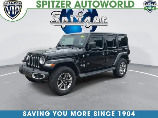 Used 2021 Black Jeep Unlimited Sahara image 8