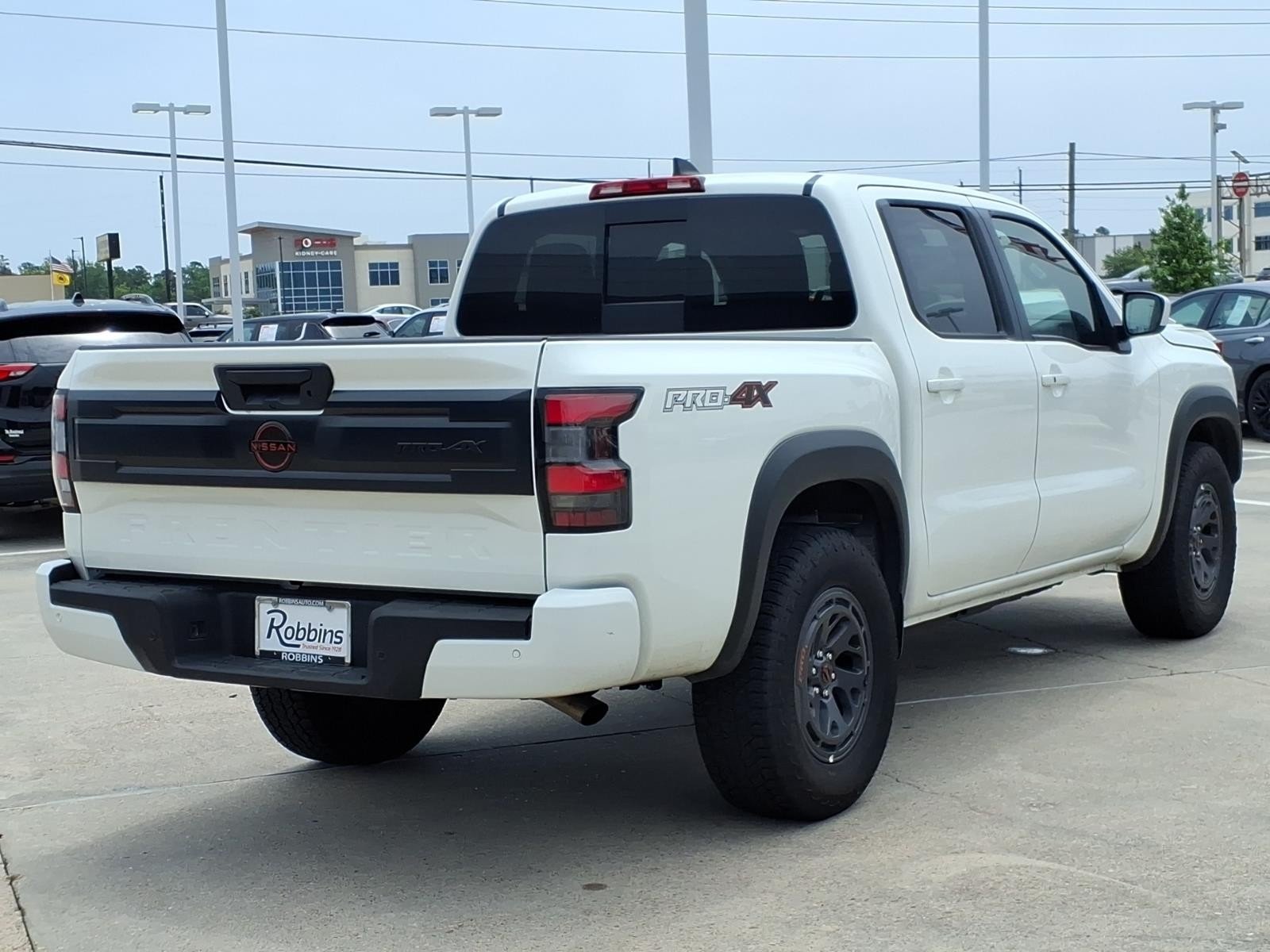 2026 Nissan Frontier PRO-4X White at Robbins Nissan