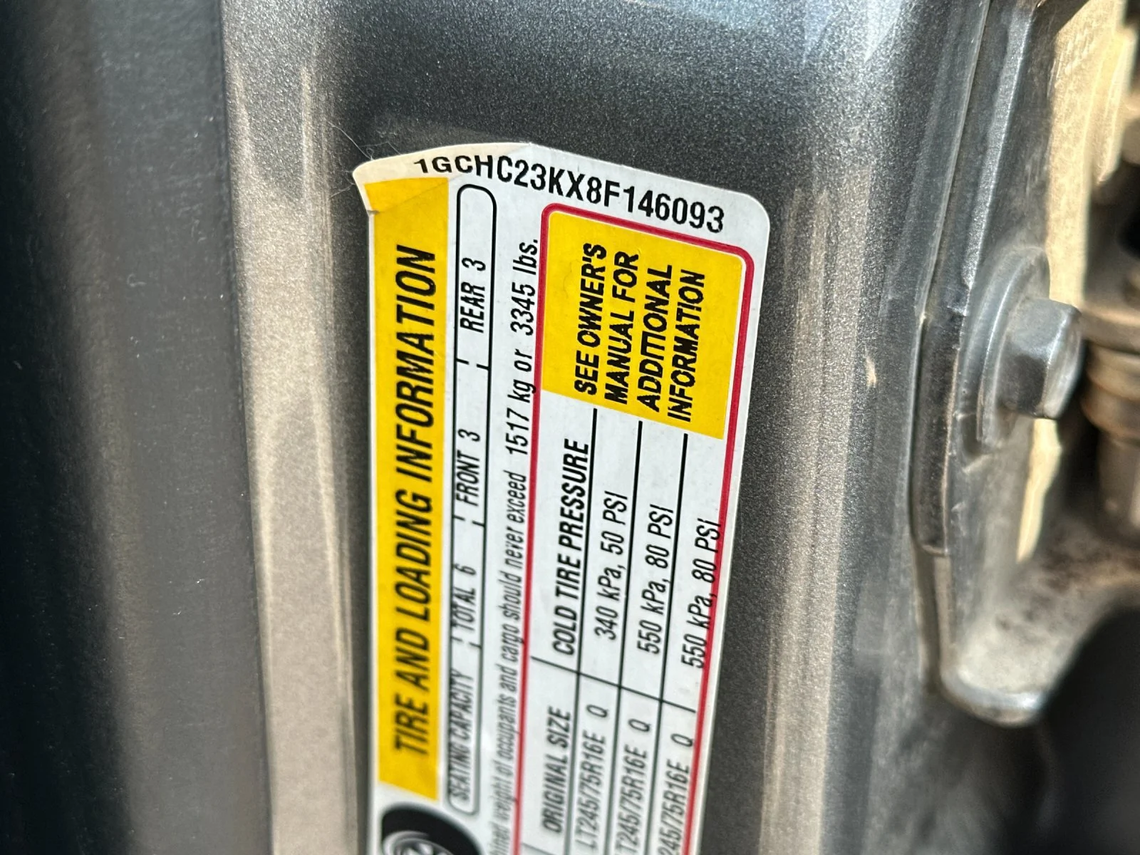 Used 2008 GRAYSTONE METALLIC Chevrolet LT w/1LT image 5