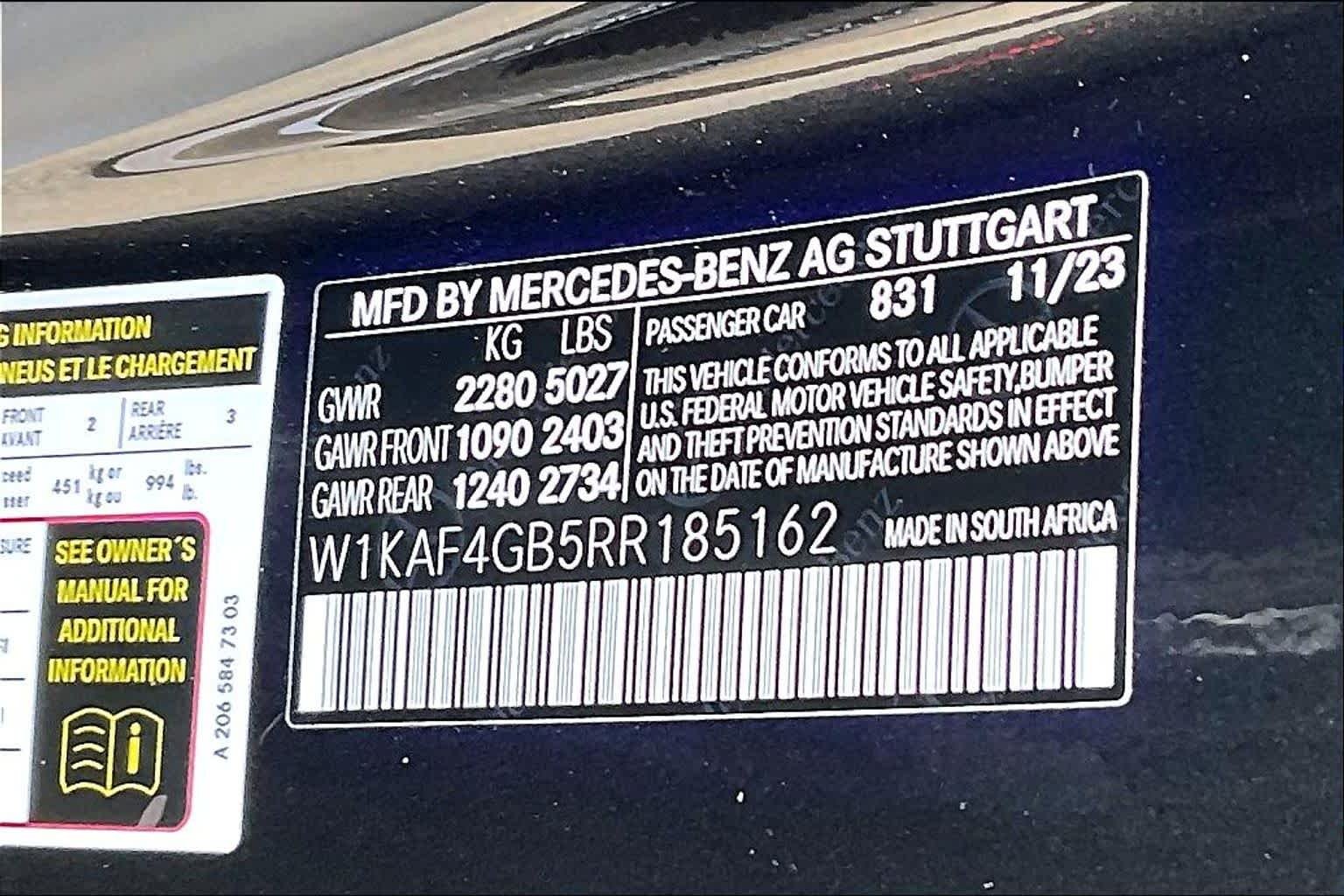 Certified Used 2024 Graphite Grey Metallic Mercedes-Benz C 300 image 30