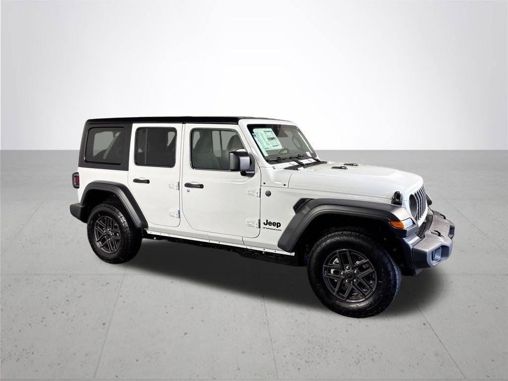 New 2026 Bright White Clear-Coat Exterior Paint Jeep Sport S image 4