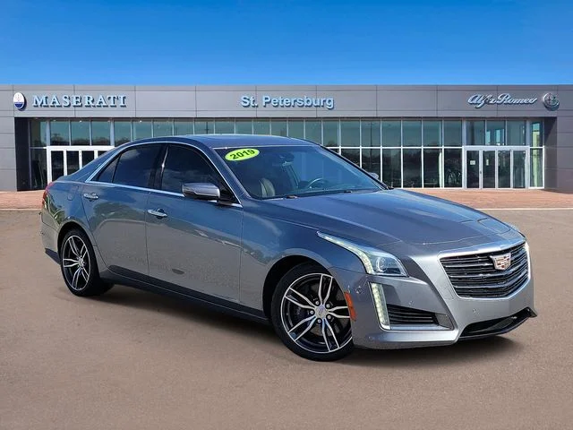 Used 2019 Gray Cadillac 3.6L Twin Turbo V-Sport Premium Luxury image 1