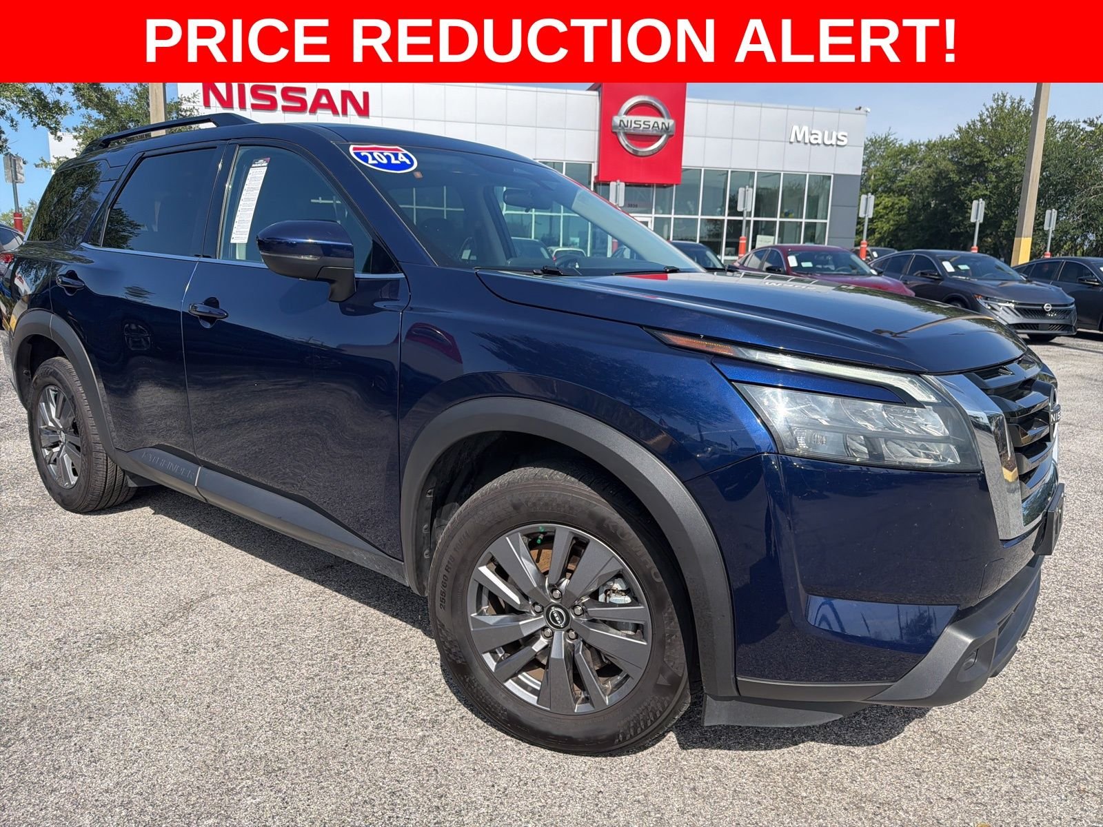 Certified Used 2024 Blue Nissan SV image 1