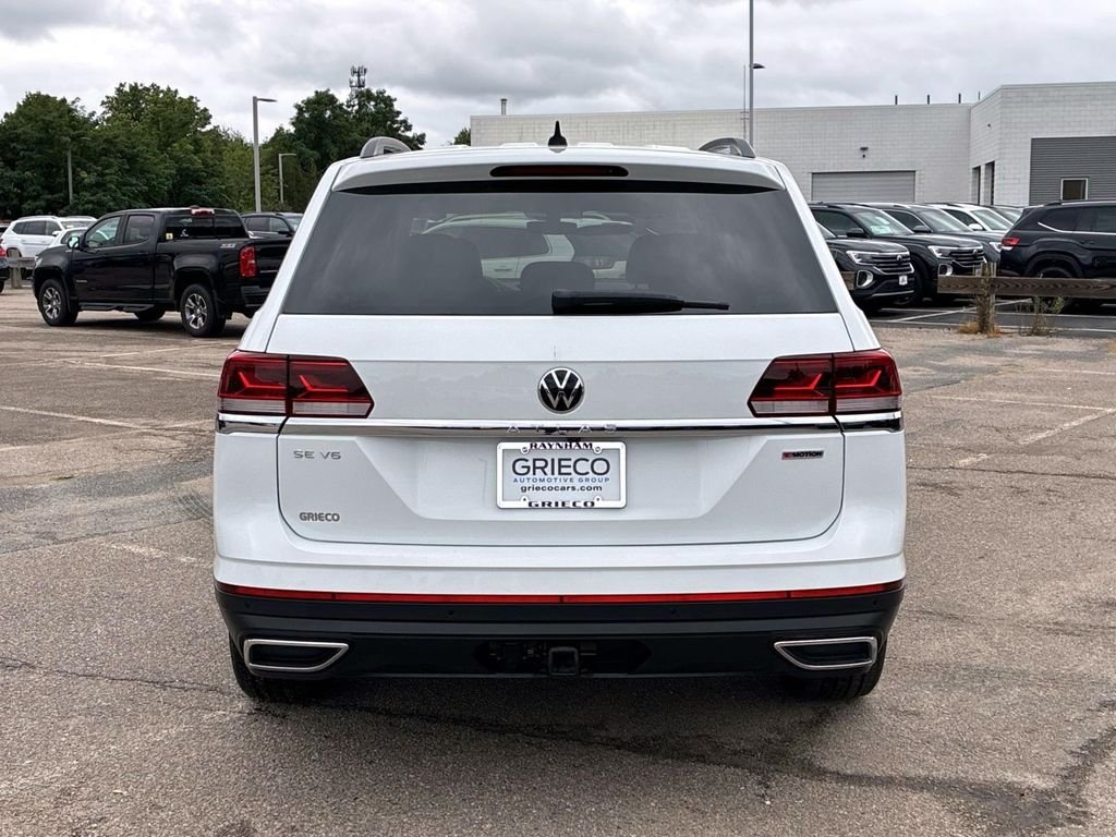 Used 2021 White Volkswagen 3.6L V6 SE w/Technology image 6