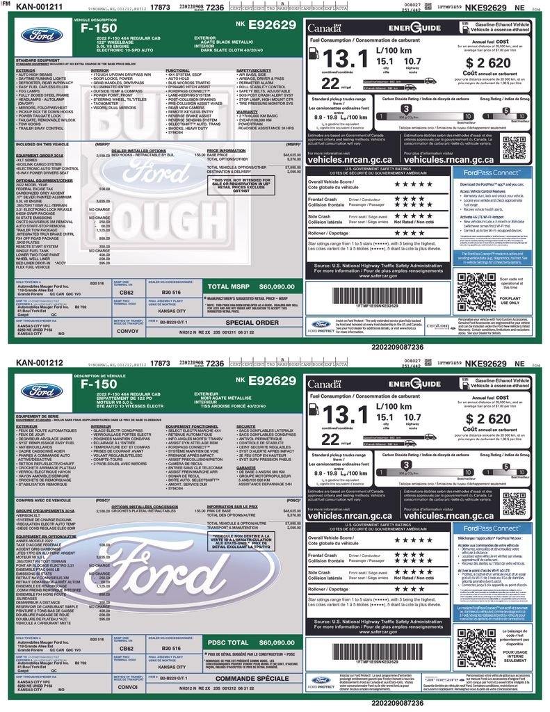 Used 2022 Black Ford XLT image 22