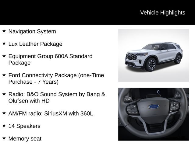 New 2026 Space White Metallic Ford Platinum™ image 7