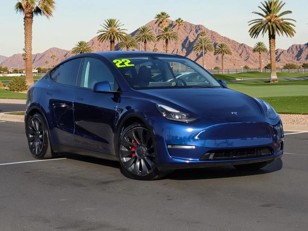 Used 2022 Tesla Model Y Performance with VIN 7SAYGDEF8NF388058 for sale in Moreno Valley, CA