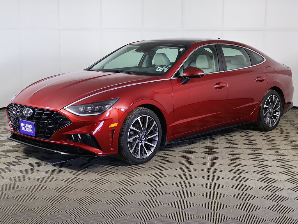 Certified Used 2023 Red Hyundai Limited image 12