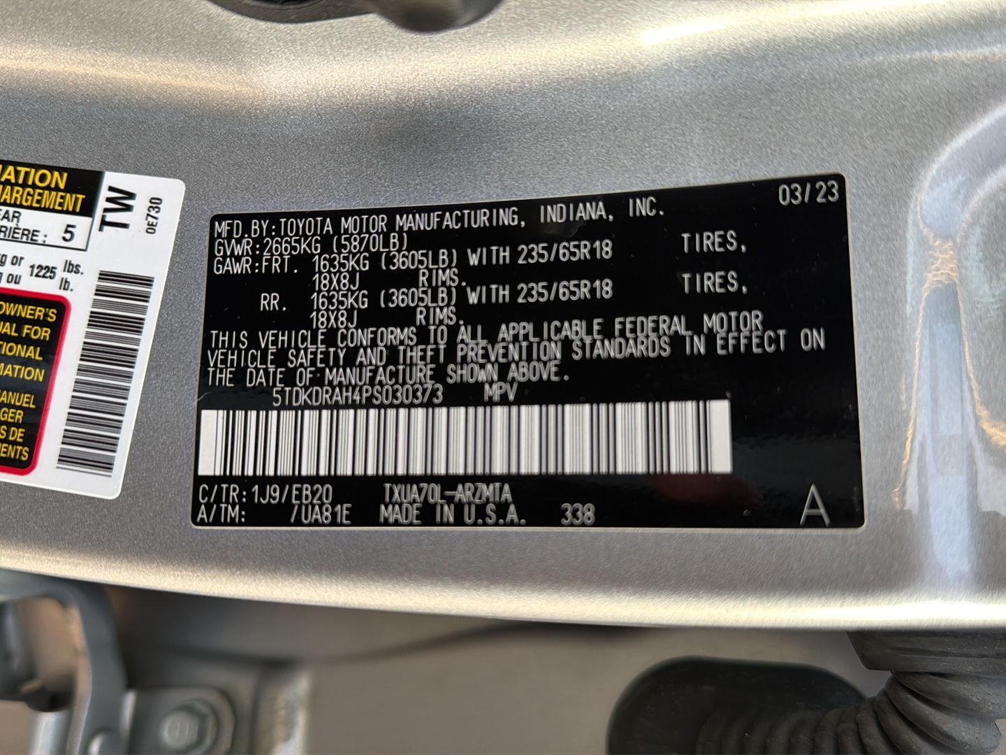 Used 2023 Celestial Silver Metallic Toyota XLE image 44