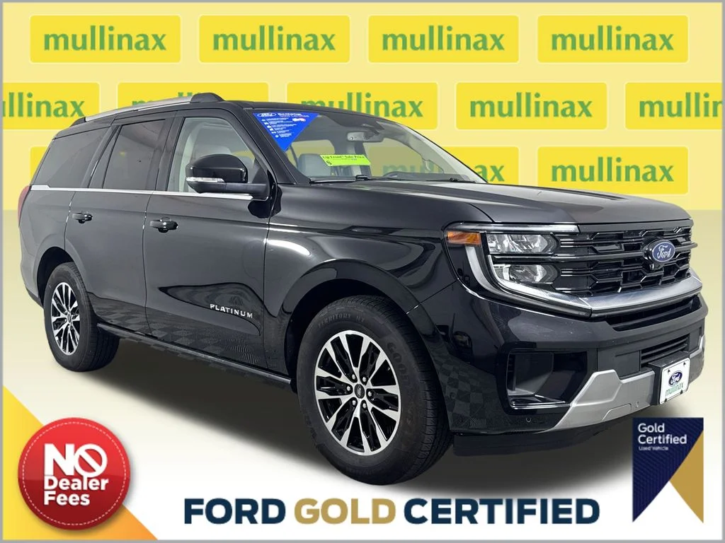 Certified Used 2025 Black Ford Platinum image 1