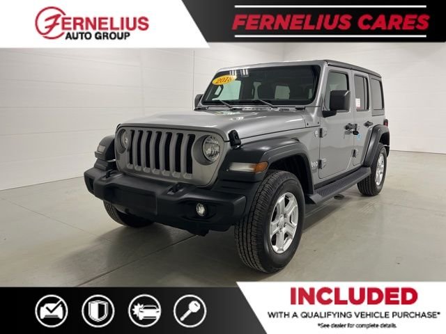 Used 2018 Silver Jeep Unlimited Sport S image 3