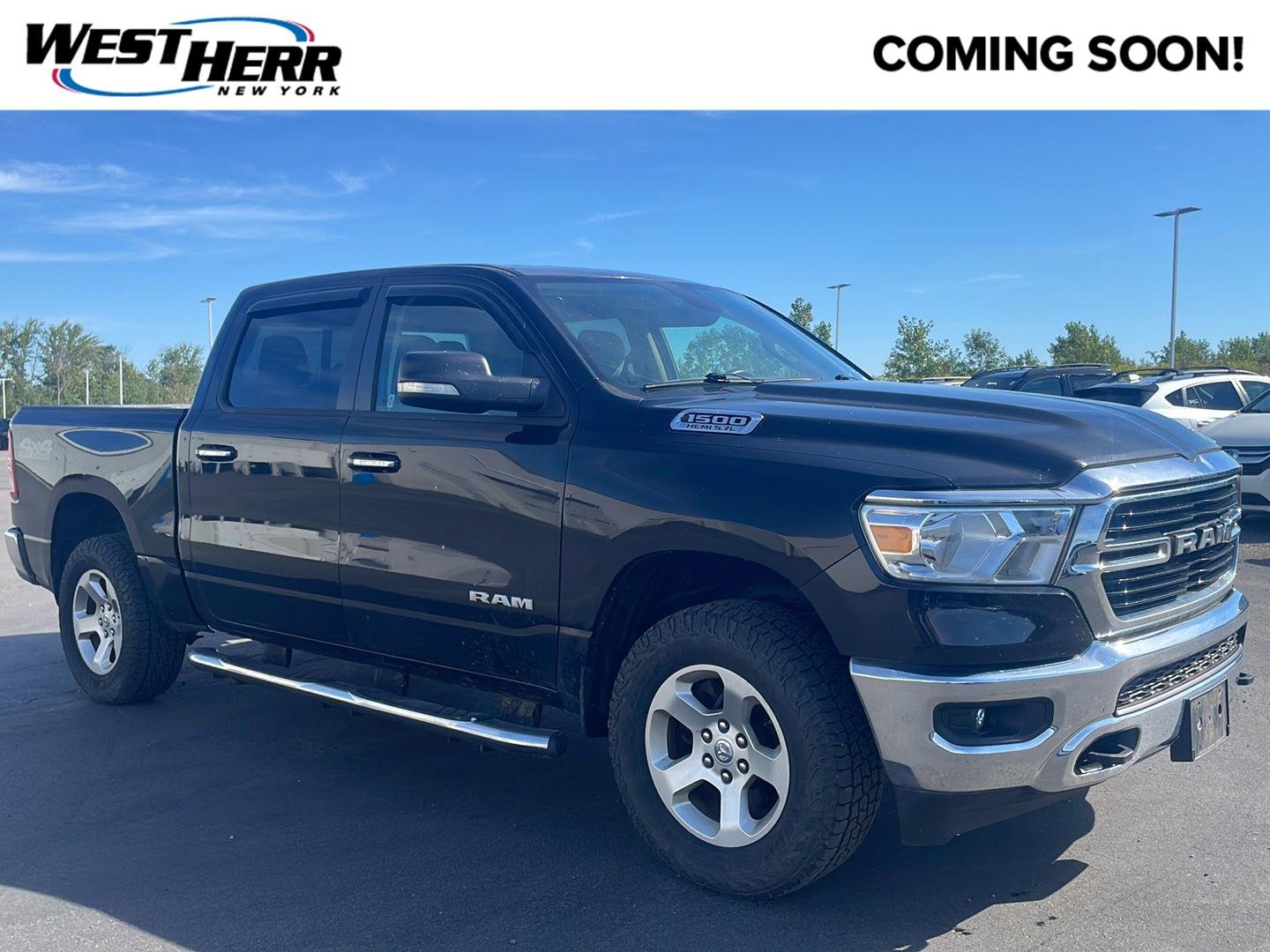 Used 2019 Diamond Black Crystal Pearlcoat Ram Big Horn/Lone Star image 1
