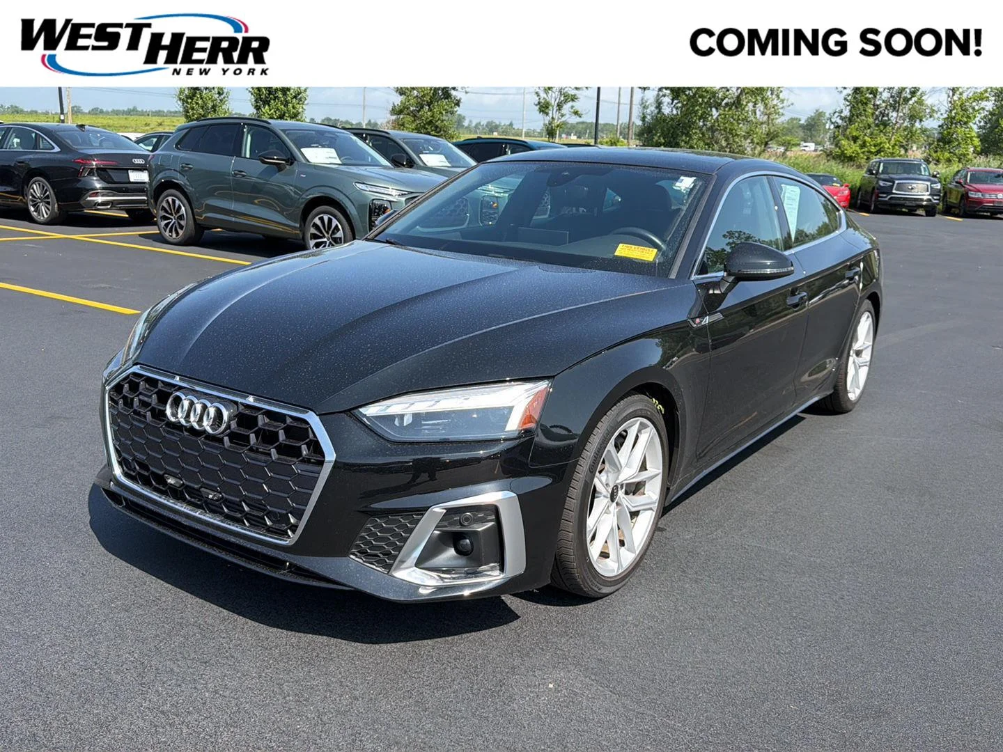 Used 2023 Mythos Black Metallic Audi S line Premium image 1