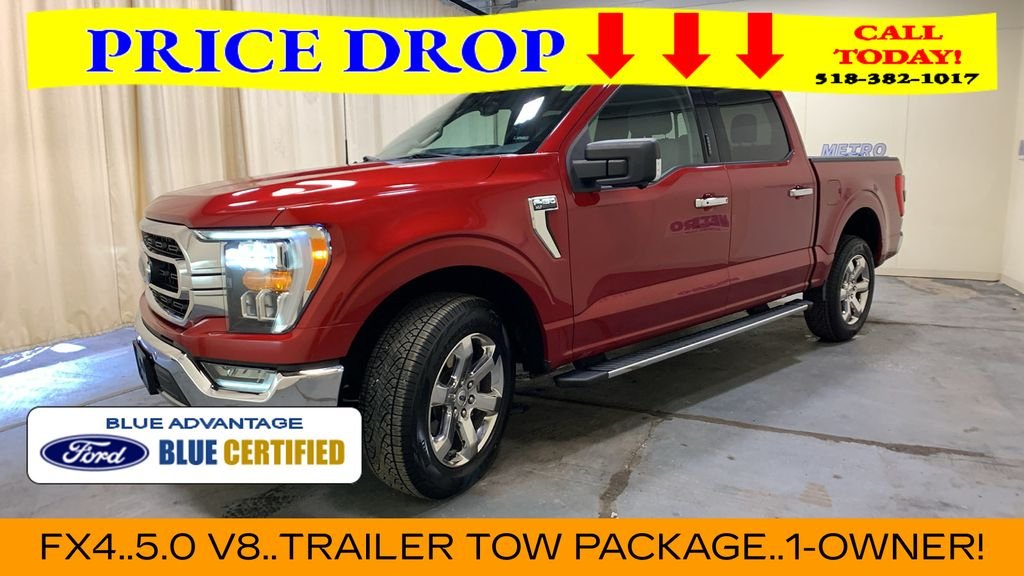 Certified Used 2021 Red Metallic Ford XLT image 7