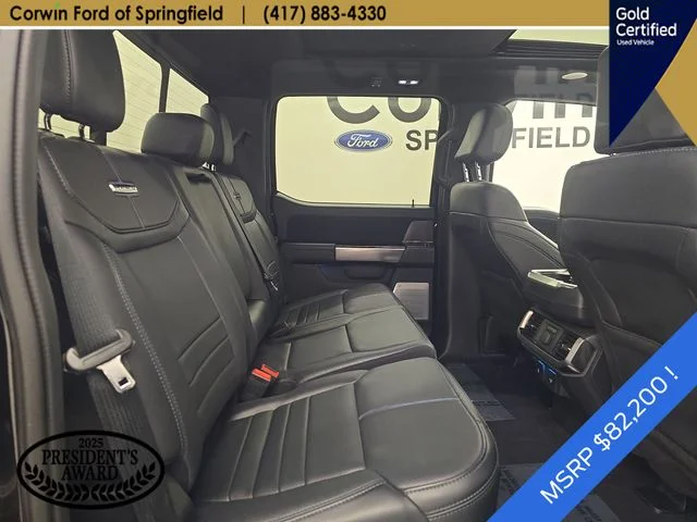 Certified Used 2024 Agate Black Metallic Ford Platinum image 13