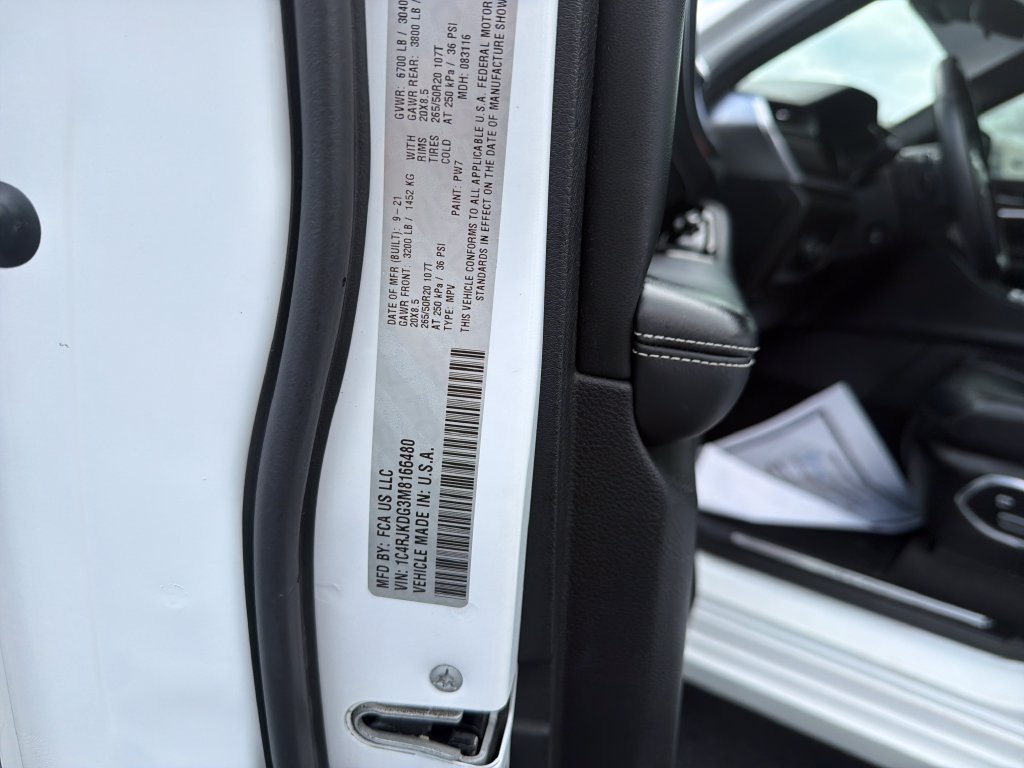 Used 2021 White Jeep Overland image 26