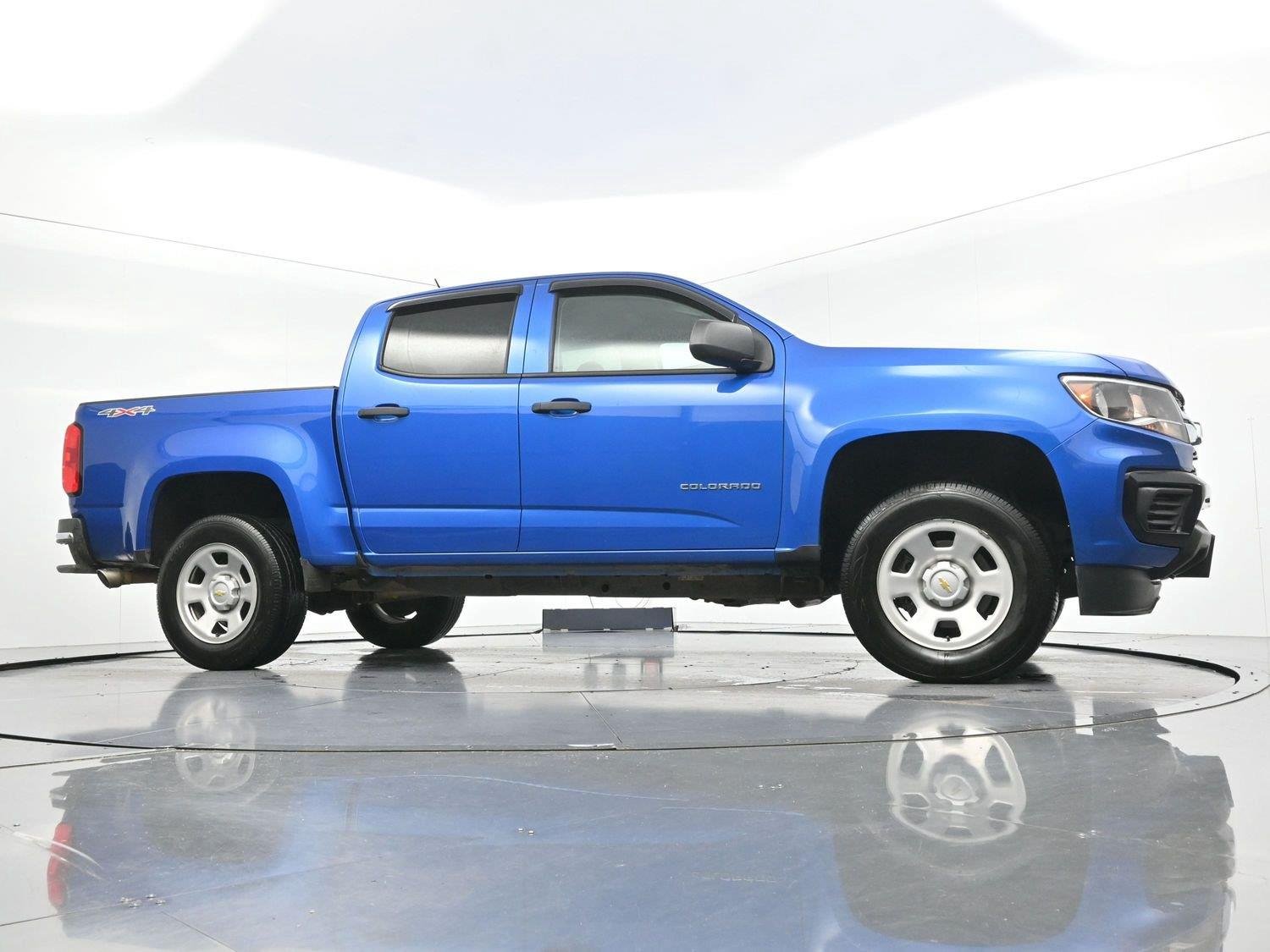 Used 2022 BRIGHT BLUE METALLIC Chevrolet 4WD Work Truck image 38