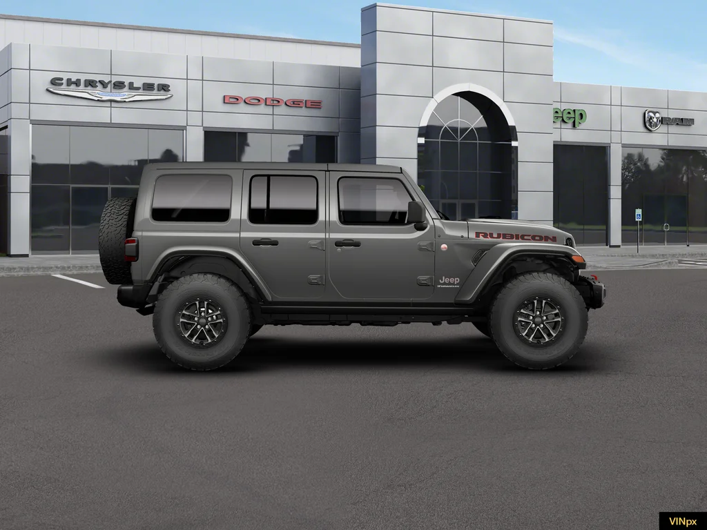 New 2026 Granite Crystal Metallic Clear-Coat Exterior Paint Jeep Rubicon X image 8