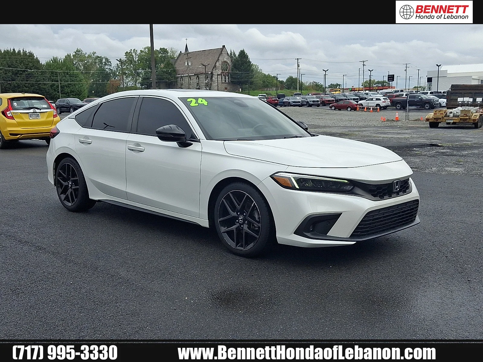 Certified Used 2024 Platinum White Pearl Honda 1.5T SP TRG image 1