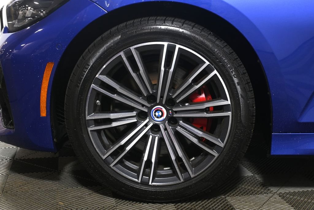 Used 2022 Blue Metallic BMW M340i xDrive image 12