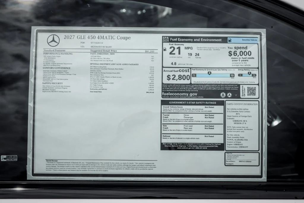 New 2027 Polar White Mercedes-Benz GLE450 image 23