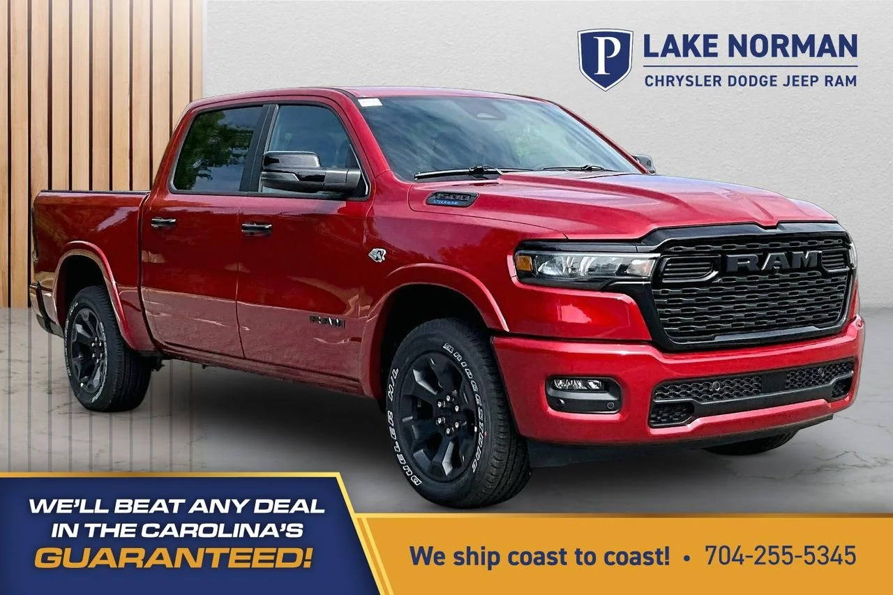 New 2026 Molten Red Pearl-Coat Exterior Paint RAM Big Horn/Lone Star image 1