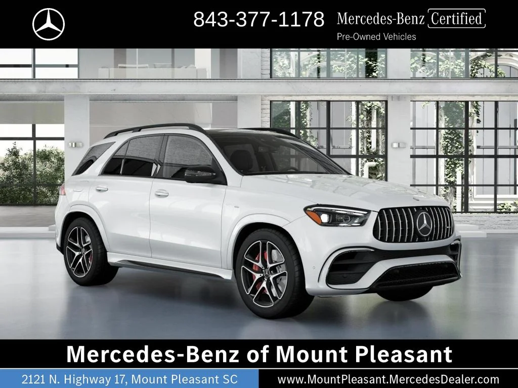 Certified Used 2025 MANUFAKTUR Moonlight White Metallic Mercedes-AMG GLE 63 S AMG® image 11