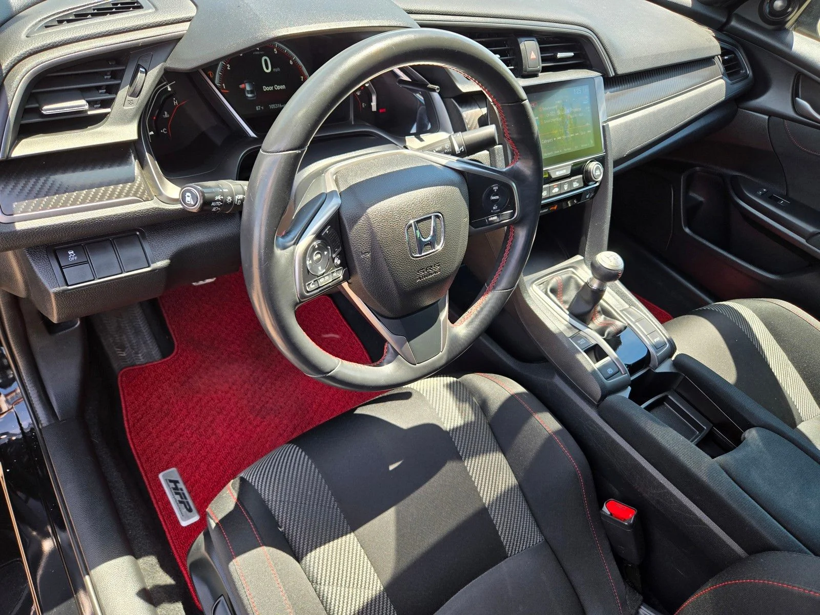 Used 2018 Crystal Black Pearl Honda Si image 18