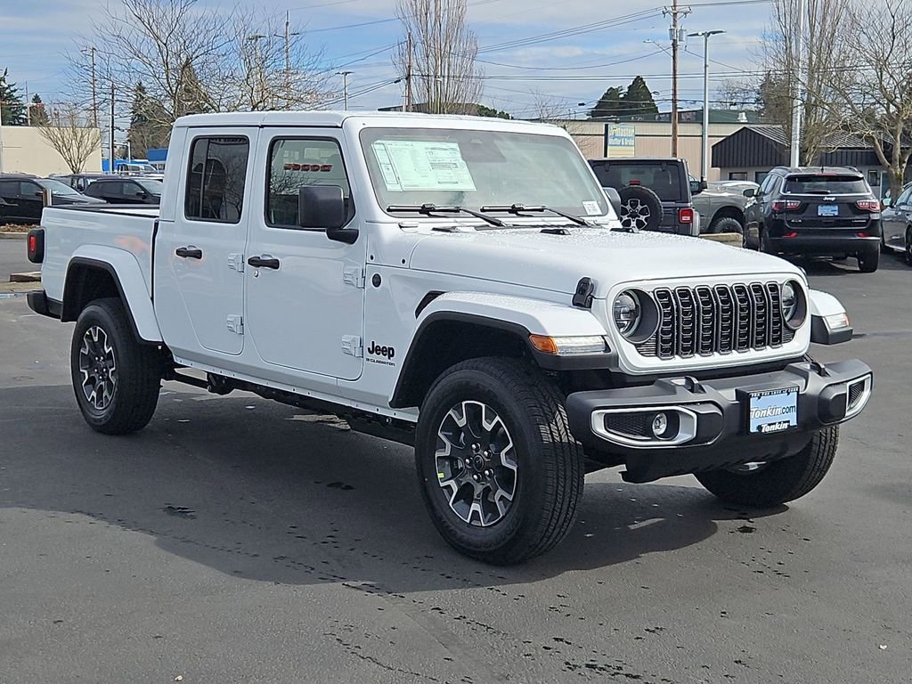 New 2026 Bright White Clear-Coat Exterior Paint Jeep Sahara image 8