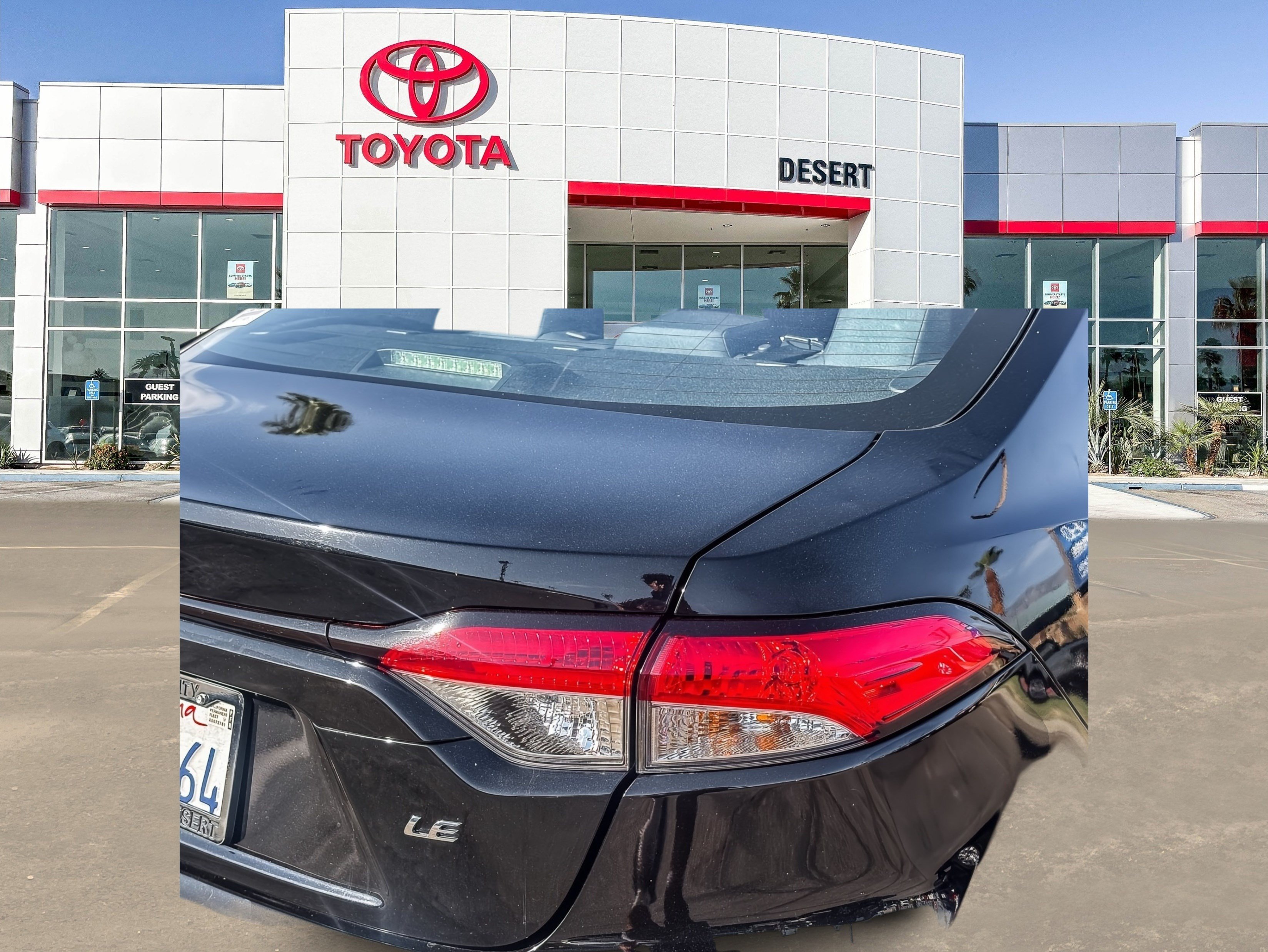 Certified Used 2024 Midnight Black Metallic Toyota LE image 7