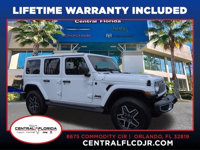 New 2027 Bright White Clear-Coat Paint Jeep Sahara image 1