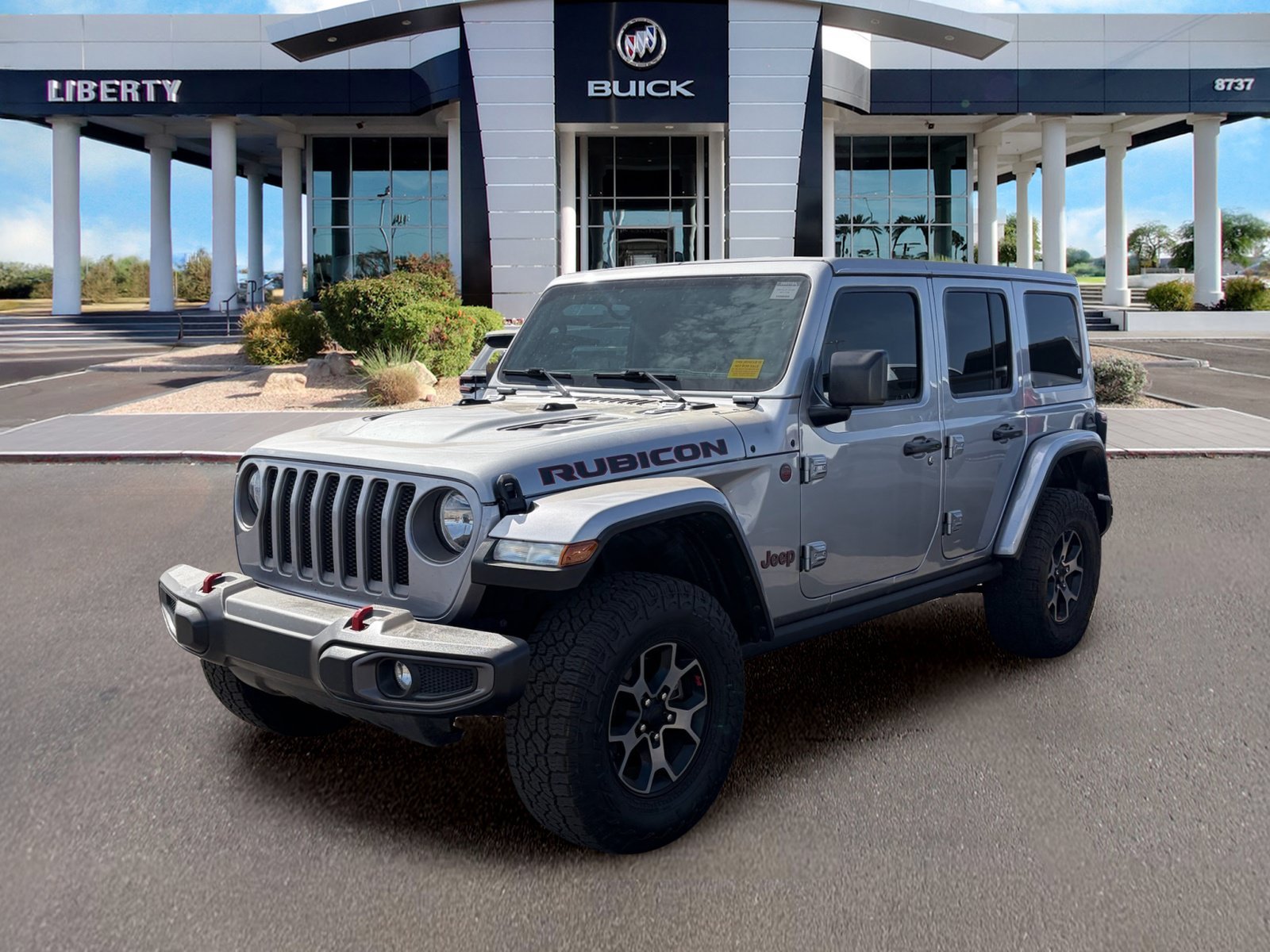 Used 2019 Silver Jeep Rubicon 4x4 image 4