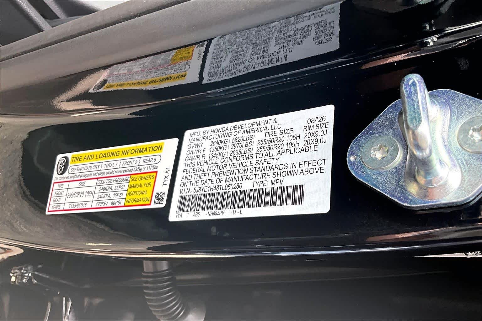 New 2026 Majestic Black Pearl Acura w/Technology Package image 22