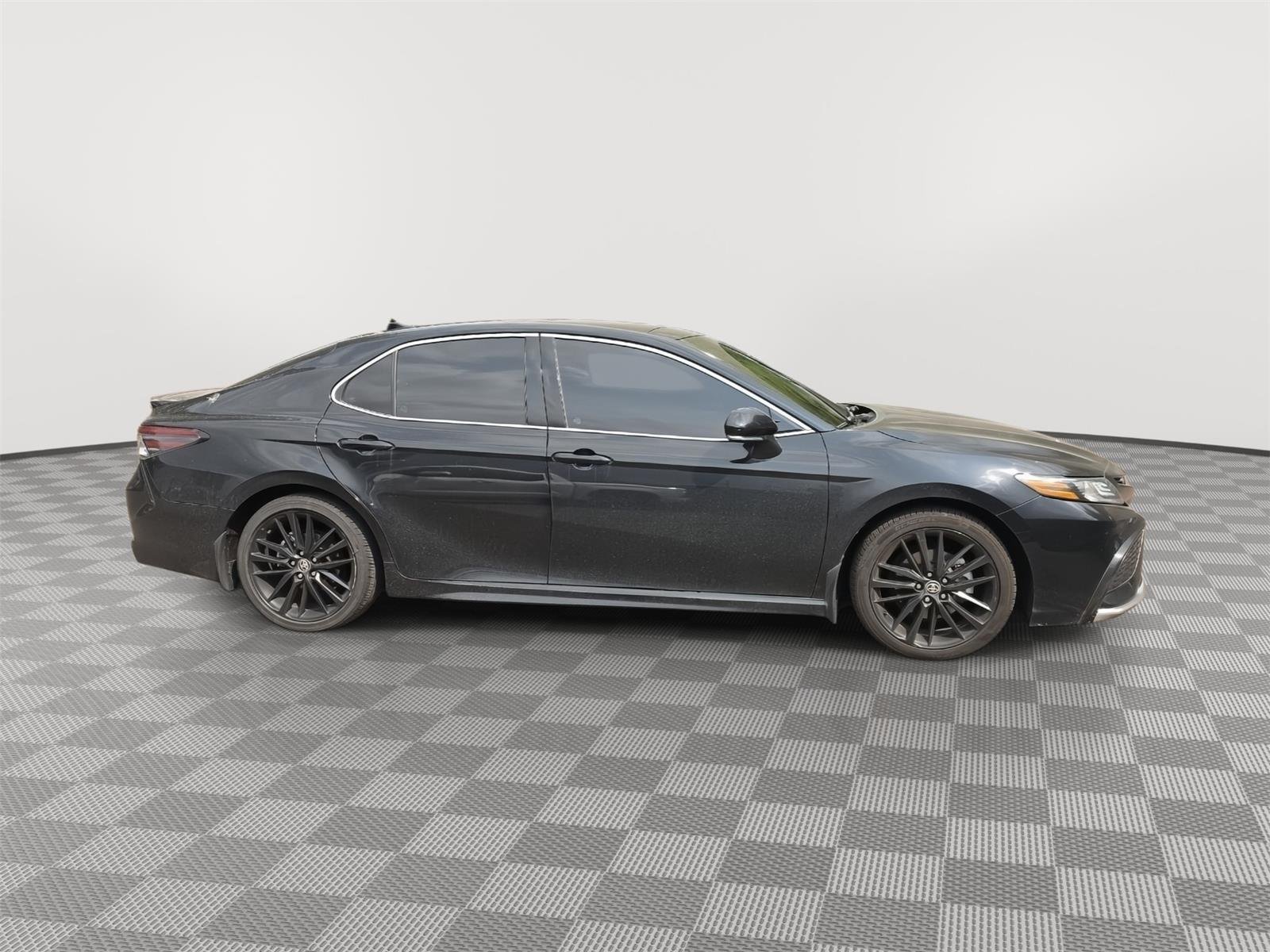 Certified Used 2023 Midnight Black Metallic Toyota XSE image 2