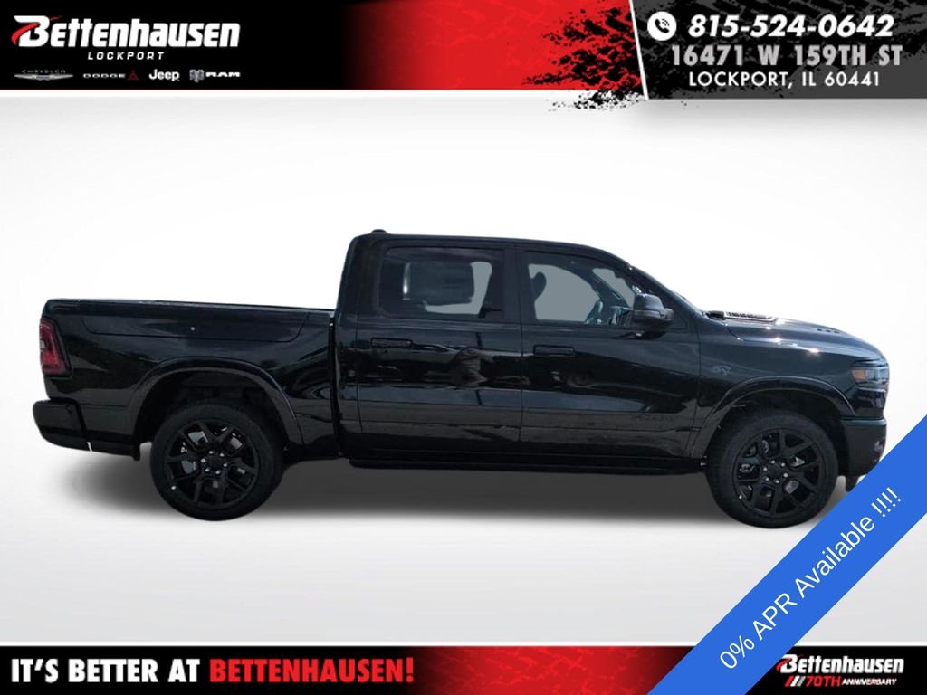 New 2027 Diamond Black Crystal Pearl-Coat Exterior Paint RAM Laramie image 4